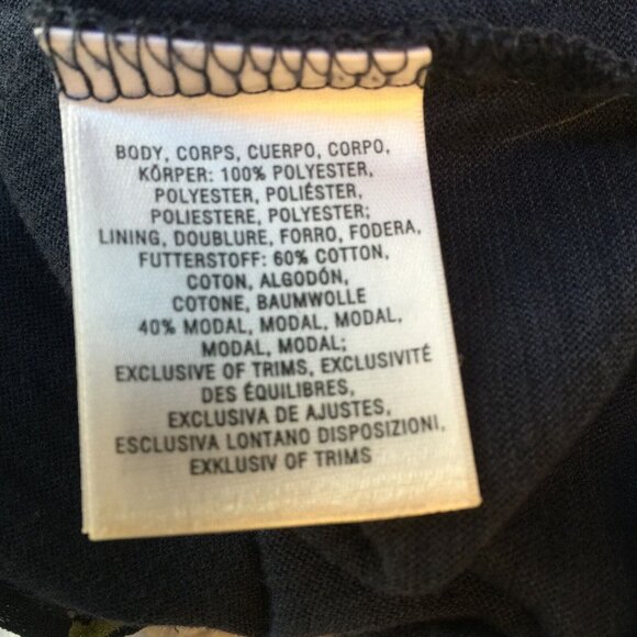 Meadow Rue Anthropologie Top Zane Layered Blouse Size Small Lined Navy Floral - Picture 4 of 7